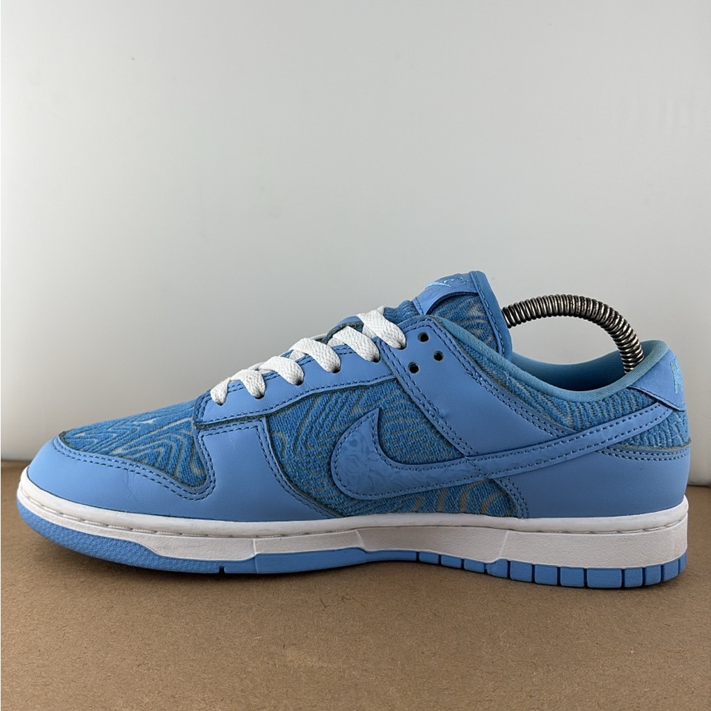 Nike Dunk Low Retro PRM UNC University Blue White Shoes FN6834412 Men’s size 8 - Picture 4 of 9